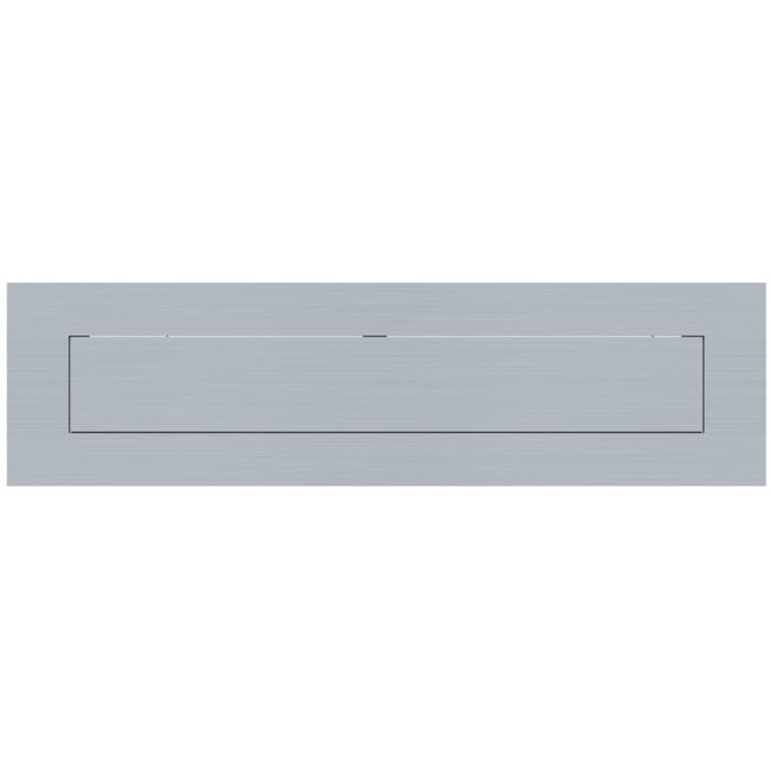 Formani Galaxy Briefkastenklappe 400x100x2mm - Gebürsteter Edelstahl AISI316
