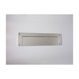 Formani Innenklappe für Galaxy-Briefkasten 300x80x2mm - Gebürsteter Edelstahl AISI316