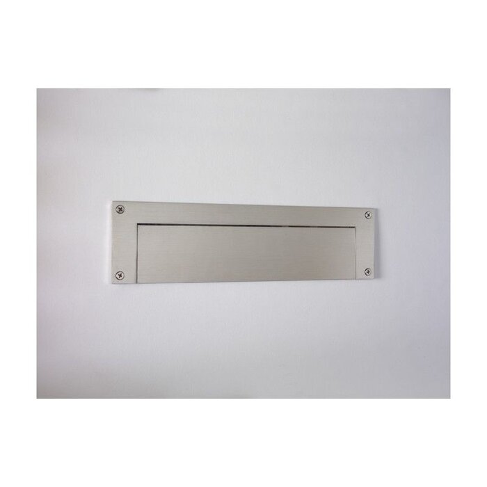 Formani Binnenklep voor brievenbus Galaxy 400x100x2mm - Geborsteld Roestvrij staal AISI316
