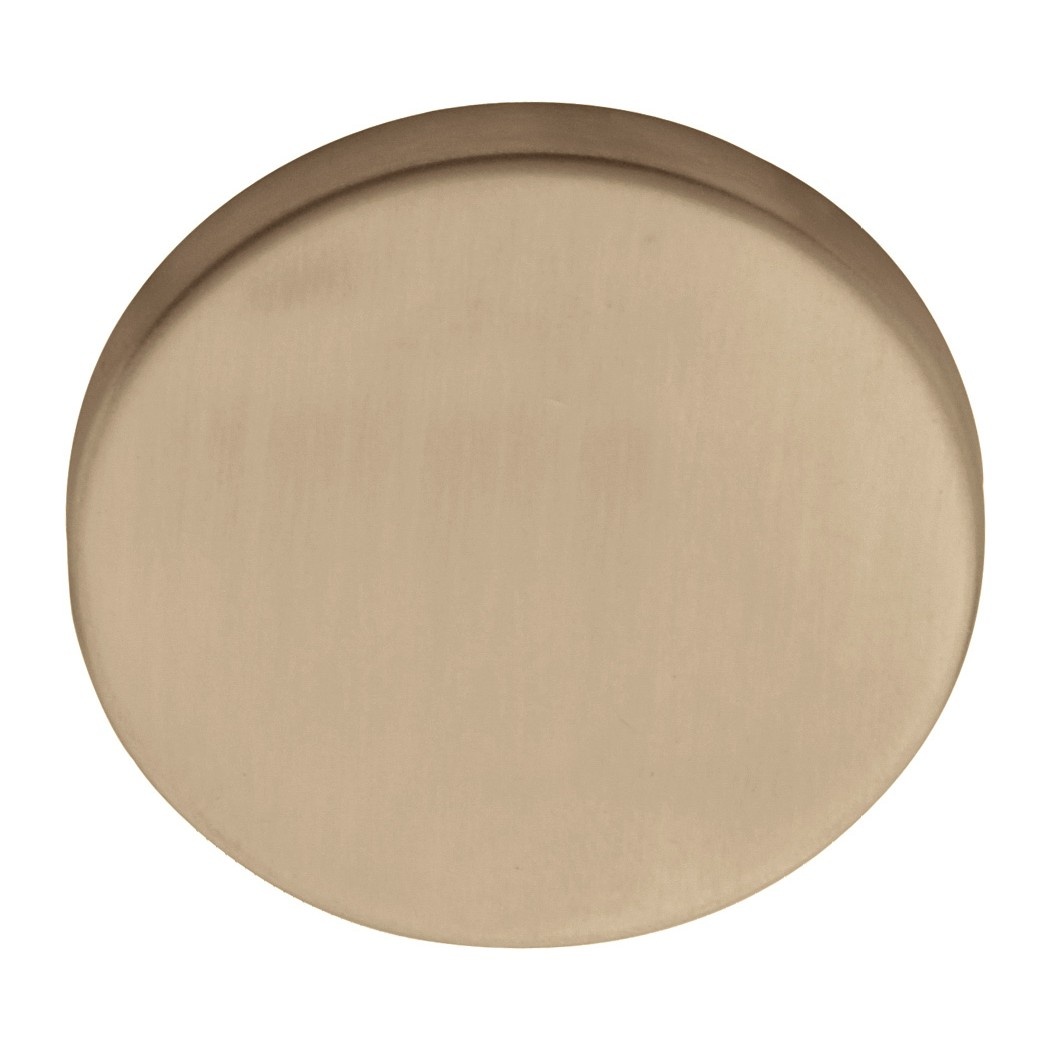 1 x blind plaatje Basics LBB50 6 mm dik - PVD licht brons