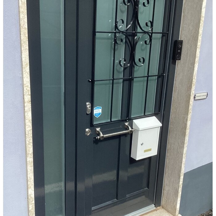 HDD Single Door Handle 40 Old Silver - Continuous Fitting