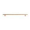 Dauby Dauby door handle PMEL-600 rough bronze polished (RBP) 500mm