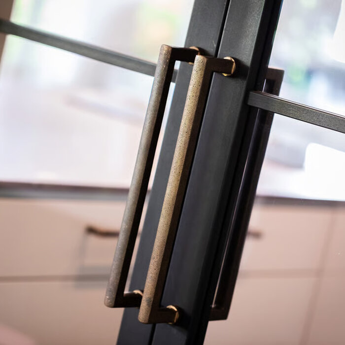 Dauby Dauby PPH door handle – raw bronze (RB) 350 mm - continuous mounting