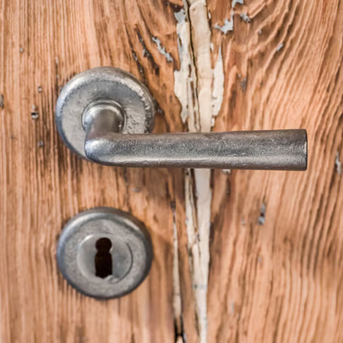 Dauby Dauby Pure® PH1925-50 deurklink op rozet in ruw metaal (RM)