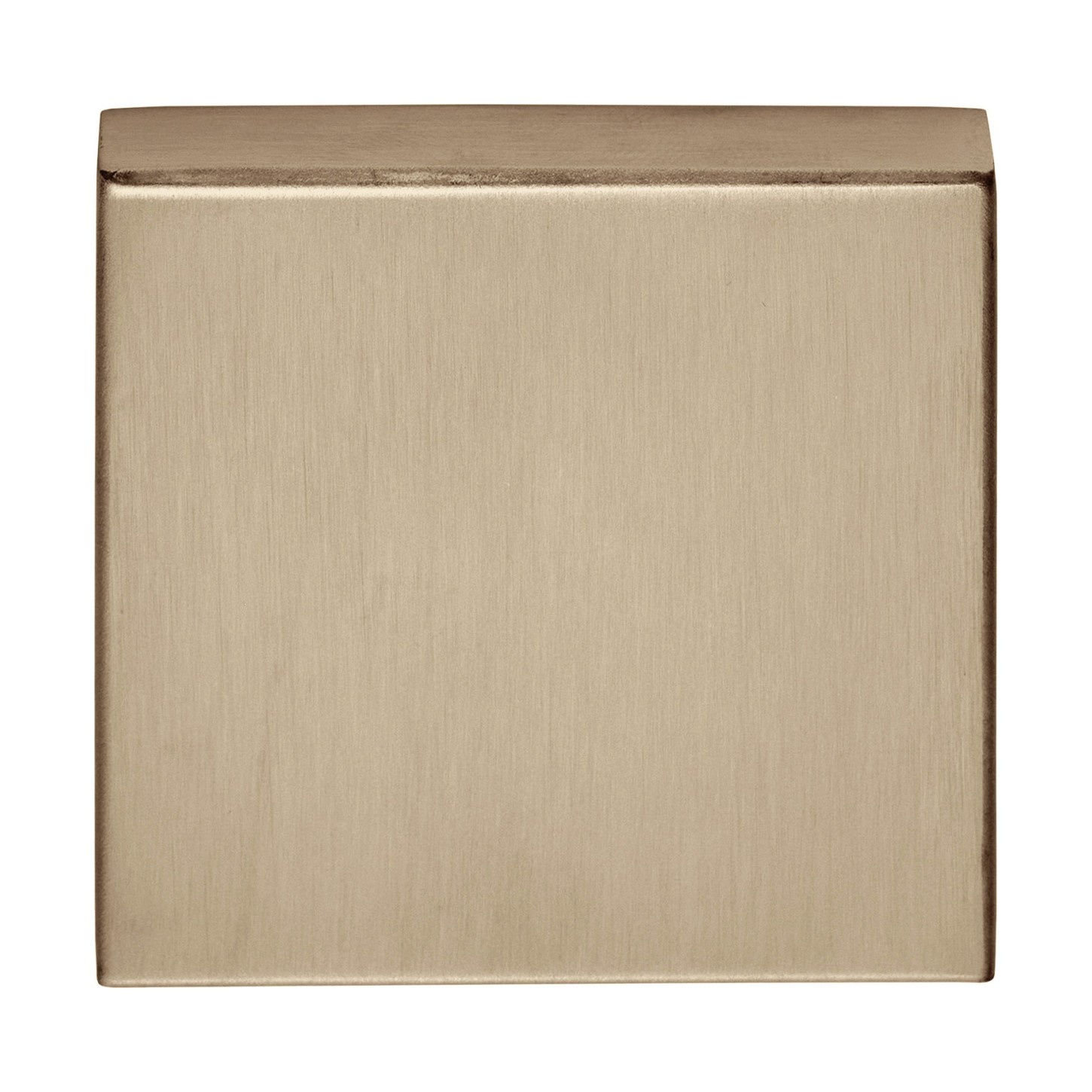 1 Basics BSQB53 blind plaatje 10 mm - vierkant - PVD licht brons