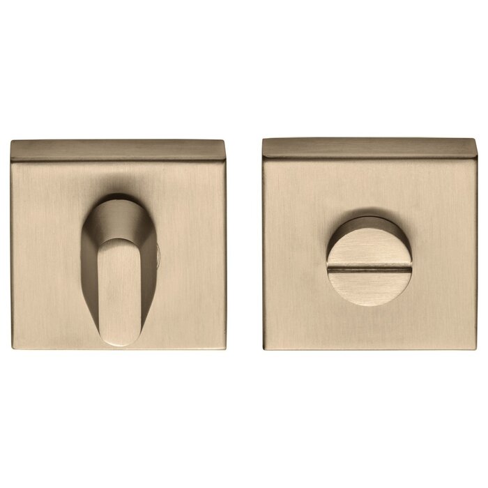 Formani Square toilet set BSQWC53 BL- PVD light bronze - without indicator