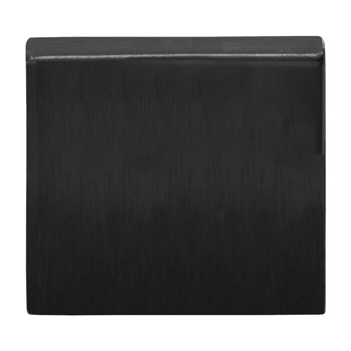 Formani 1 Plaque vierge Basics BSQB53 10 mm - carrée - PVD Gunmetal