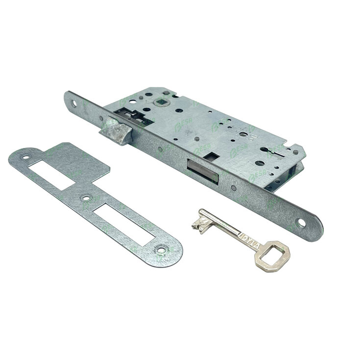 DKS BESA DYLA Revival 100 Innentür-Einsteckschloss mit Bartschlüssel – Mittenabstand 110 mm