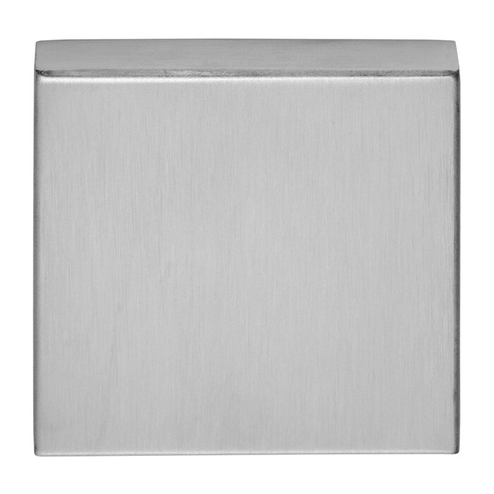 Formani 1 Plaque vierge Basics BSQB53 10 mm - carrée - Acier inoxydable mat