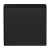 Formani 1 Plaque vierge Basics BSQB53 10 mm - carrée - Noir mat