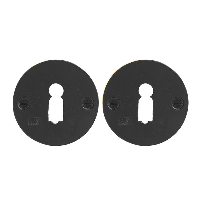 Dauby Dauby Pure BB Tastenrosette 50F – gealtertes Eisen schwarz (VO)