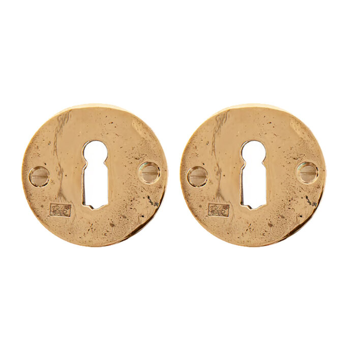 Dauby Dauby Pure BB Schlüsselrosette 50F – roh polierte Bronze (RBP)