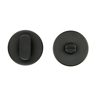 HDD Rundes schwarzes WC-Set ohne Anzeige