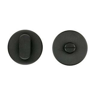 HDD WC garnituur rond Shape zwart zonder indicator
