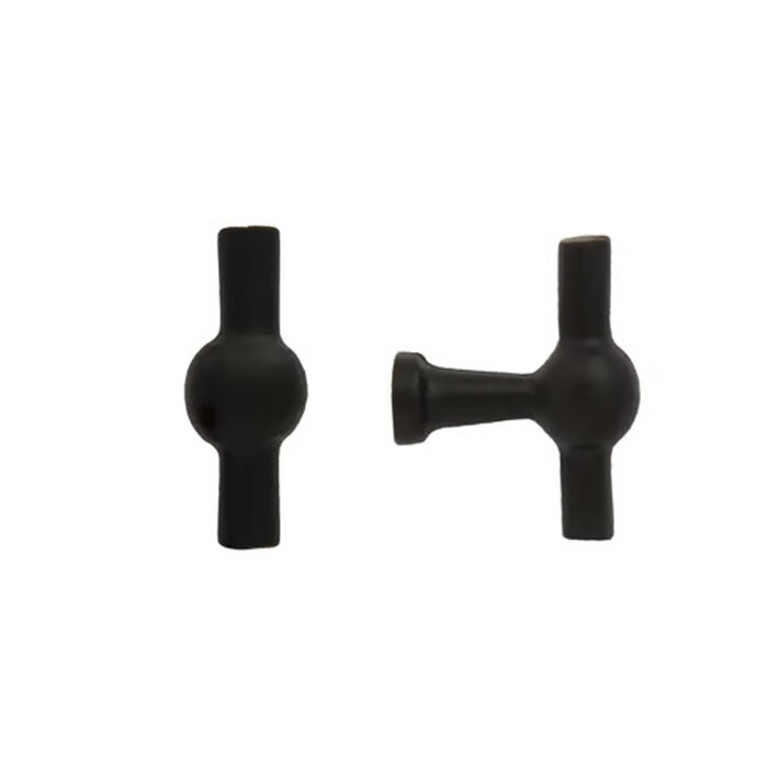 Dauby Furniture knob BT Chemin de Fer black