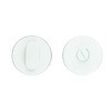 HDD WC garnituur rond Shape wit structuur zonder rood/wit indicator