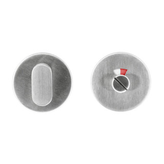 HDD Ensemble WC rond en acier inoxydable classe 3 avec indicateur rouge/blanc