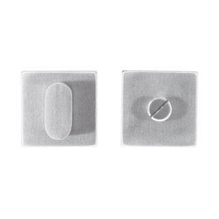 HDD WC garnituur square Shape inox plus zonder indicator