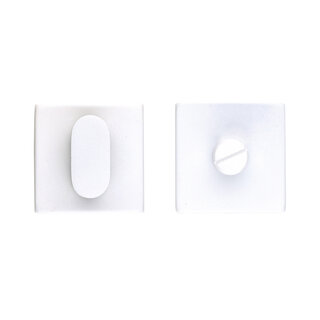 HDD Ensemble WC carré blanc texturé sans indicateur