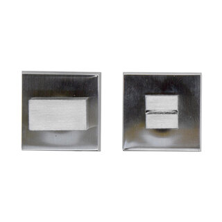 HDD Robinet de WC carré 48 mm aspect inox