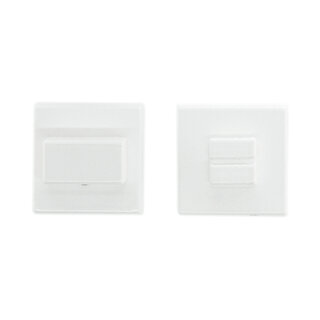 HDD WC carré 48 mm blanc texturé