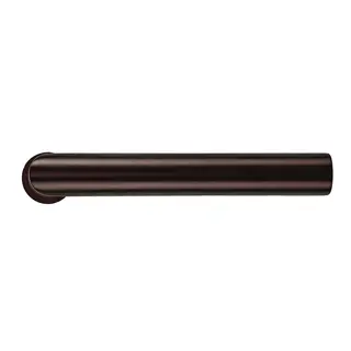 HDD Matte bronze I-Shape door handles 19 mm - Minimalist rosette Ø 25mm