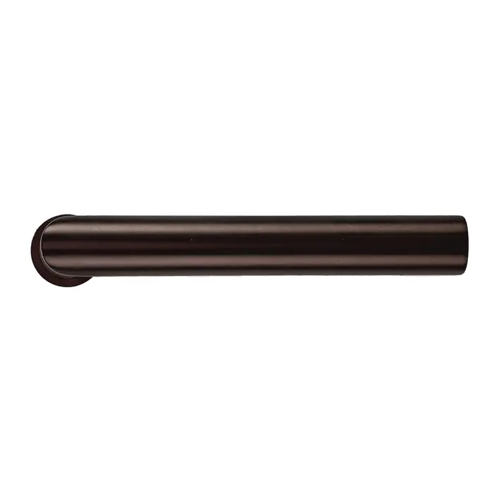 HDD Poignées de porte en forme de I, bronze mat, 19 mm - Rosace minimaliste Ø 25 mm