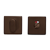 HDD WC garnituur square Shape mat brons
