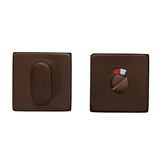HDD WC-Set, quadratische Form, mattes Bronze