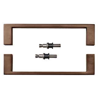 HDD Door handle COSMIC 20/200 - Bronze - pair for glass