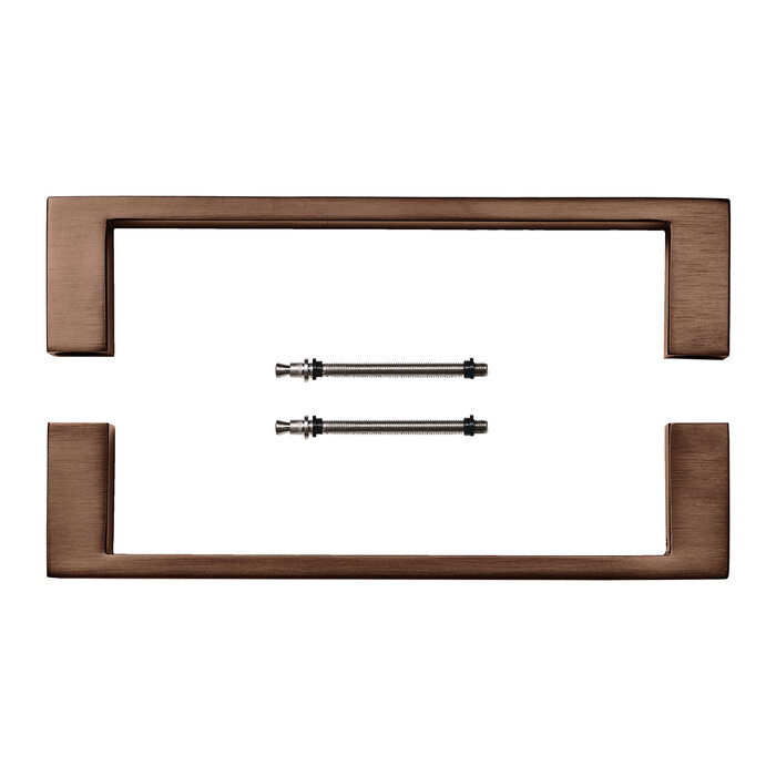 HDD Poignée de porte HDD COSMIC 20/200 - bronze mat - paire pour épaisseur de porte > 3 CM