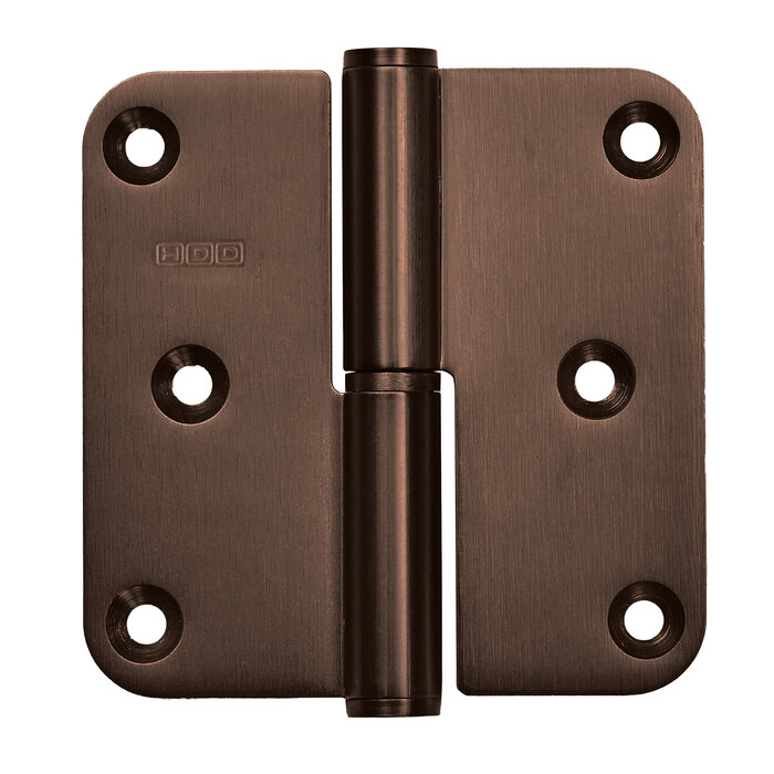HDD Paumelle 80x80x2.5mm matt bronze