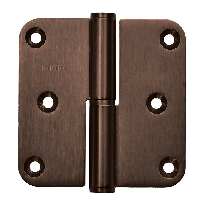 HDD Paumelle 80x80x2.5mm matt bronze