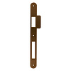 AGB Narrow round backplate for AGB lock matte bronze