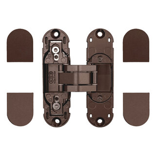 AGB Matte bronze invisible 3D hinge - 110x30mm - AGB eclipse 2.2