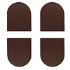 AGB Abdeckkappen AGB Eclips 2.2, mattbronze, 38 x 30 mm