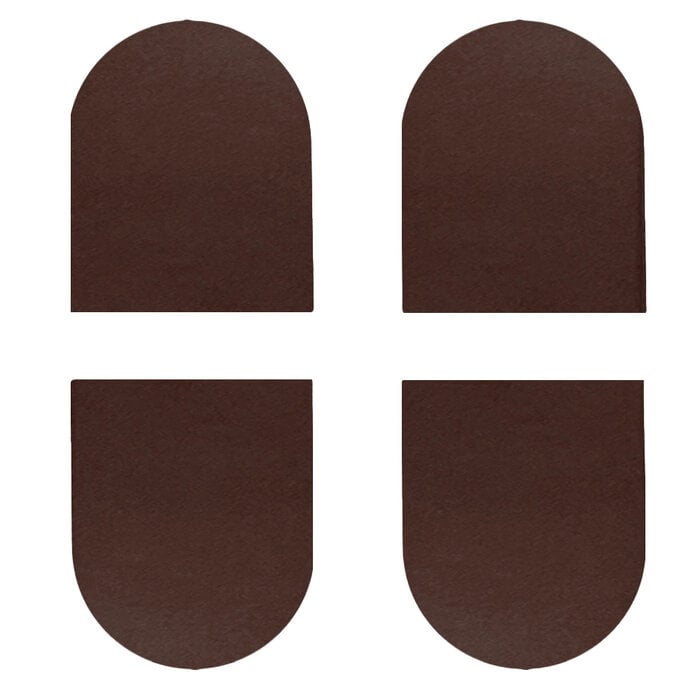 AGB  Cover caps AGB eclips 2.2 Matte bronze 38 x 30 mm