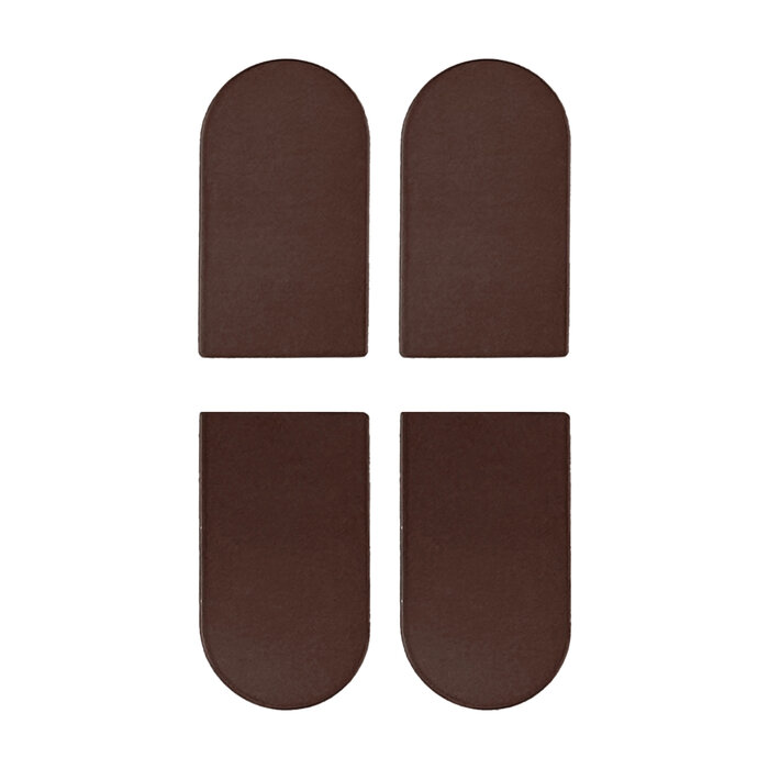 AGB  Abdeckkappen AGB Eclips 3.2, mattbronze, 44 x 25 mm