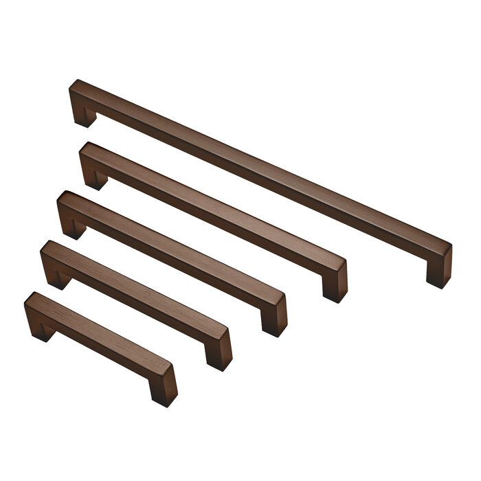 HDD Möbelgriff CUBICA 10 mm – mattbronze