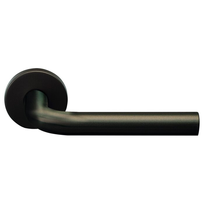 Formani Door handles Basics LBIII-19 sprung on round rosette - Bronze