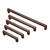 HDD Poignée de meuble CUBICA 12mm - bronze mat
