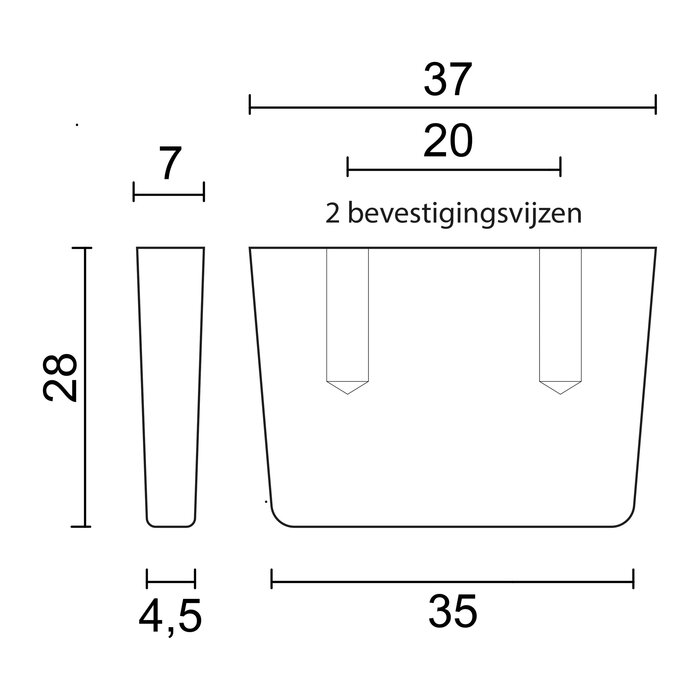 HDD Möbelknopf SELIZ TOP – Mattbronze