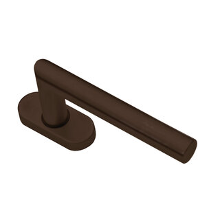 HDD Mat bronzen raamkruk I Shape 19mm