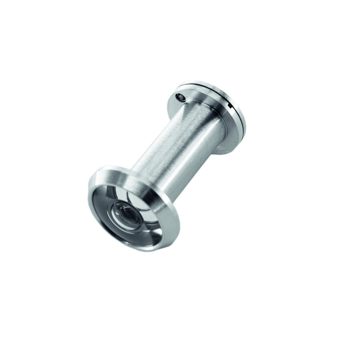 HDD Türspion in Edelstahloptik – Ø 26 mm – für Türen 50–68 mm