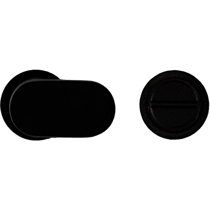 HDD WC garnituur minimalistisch zwart