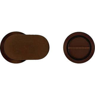 HDD Ensemble de toilette minimaliste en bronze mat