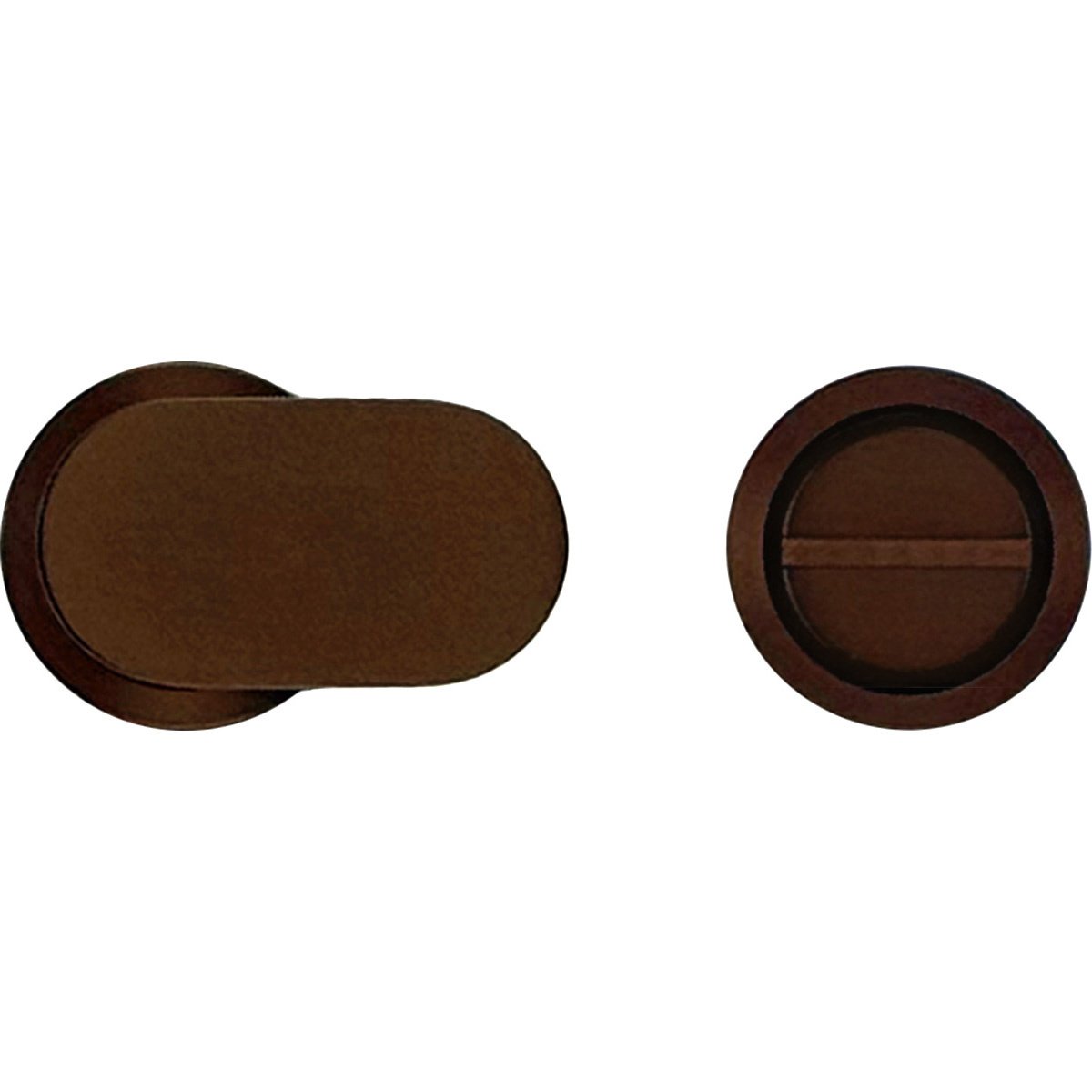 HDD Ensemble de toilette minimaliste en bronze mat