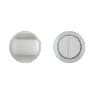 HDD Rundes minimalistisches weißes strukturiertes WC-Set