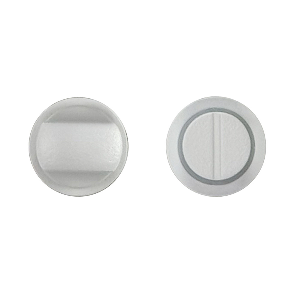 HDD Ensemble de toilette rond minimaliste blanc texturé