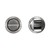 HDD WC garnituur rond minimalistisch inox plus